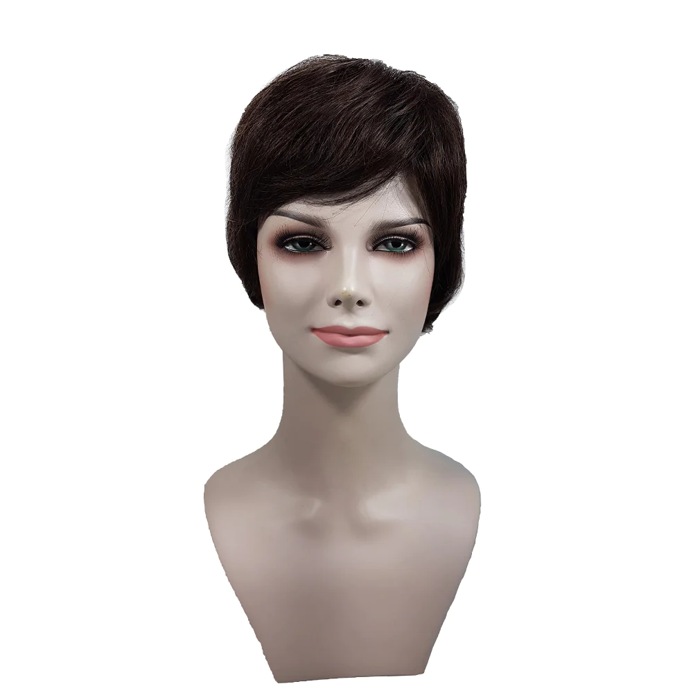 Peruca Sintética Nina Inteira à mão - Imagem 5