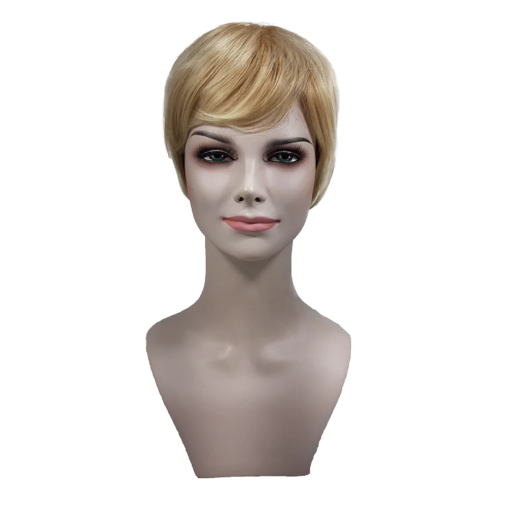 Peruca Sintética Nina Inteira à mão - Imagem 3